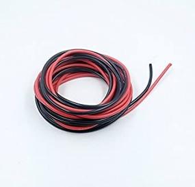 img 1 attached to 🔌 16-Gauge Silicone Wire 20 Feet - HobbyUnlimited [10ft Black & 10ft Red] Soft & Flexi 16 AWG Silicone Wire - 252-Strand Copper Wire