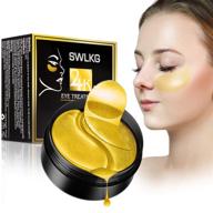 💆 swlkg 24k gold eye masks for dark circles puffiness - reduce wrinkles, anti aging treatment & eye bags - 30 pairs logo