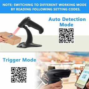 img 3 attached to 📱 Alacrity 2D QR Wireless Barcode Scanner: Efficient Hands-Free Reader for Industry, Retail, Warehouses - 6709DA