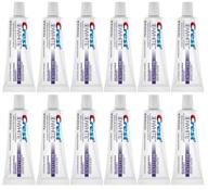 🦷 crest 3d white brilliance toothpaste, peppermint, travel size, 0.85 oz (24g) - pack of 12 logo