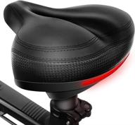 🚴 beasaf bicycle seat: dual shock absorbing bike seat replacement – wide bike seat with memory foam and gel, complete with mounting wrench for maximum comfort logo