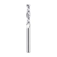 🔧 seo-optimized: extra long hrc55 solid carbide cnc end mill for woodcutting and carving - spetool spiral router bits with upcut, 1/4" cutting diameter and shank size logo