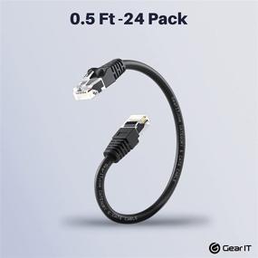 img 3 attached to 🔌 GearIT 24 Pack Snagless Industrial Ethernet Cable for Enhanced Electrical Connectivity