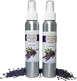 img 1 attached to 🌿 Victoria's Lavender Room Spray: All-Natural Home Fragrance, 100% Pure Essential Oil Air Freshener, Odor Eliminator (2 Pk Lavender) – Made in USA