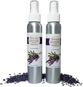 img 4 attached to 🌿 Victoria's Lavender Room Spray: All-Natural Home Fragrance, 100% Pure Essential Oil Air Freshener, Odor Eliminator (2 Pk Lavender) – Made in USA
