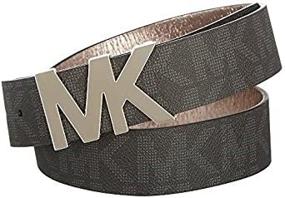 img 2 attached to Michael Kors Womens Belt Signature