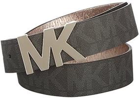 img 3 attached to Michael Kors Womens Belt Signature