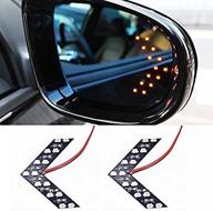 rearview mirror concealed indicator signal red logo