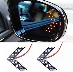 img 1 attached to Rearview Mirror Concealed Indicator Signal Red