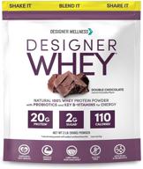 designer protein powder double chocolate logo