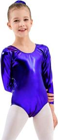 img 4 attached to Kepblom Metallic Gymnastics Bodysuit Dancewear Sports & Fitness in Other Sports