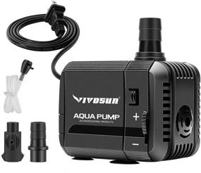 img 4 attached to 🐠 VIVOSUN 130GPH Submersible Pump: Ultra Quiet Water Pump for Fish Tanks, Ponds, Aquariums, Statuaries, and Hydroponics