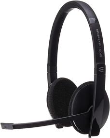 img 4 attached to 🎧 Sennheiser SC 160 USB (508315) - Double-Sided Binaural Headset for Business Professionals, HD Stereo Sound, Noise Canceling Microphone, USB Connector (Black)