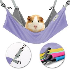 img 4 attached to 🐾 Homeya Small Animal Hanging Hammock Bed: A Cozy Retreat for Guinea-Pigs, Ferrets, Cats, and More!