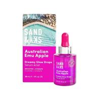 🌟 discover the radiant power of sand & sky australian emu apple dreamy glow drops - hyaluronic acid serum with vitamin c and jojoba oil logo