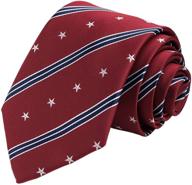 kissties patriotic necktie stars stripes men's accessories and ties, cummerbunds & pocket squares logo