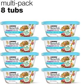 img 3 attached to 🐶 Purina Beneful Chopped Blends in Beef – Tasty Wet Dog Food! (8) 10 oz. Tubs