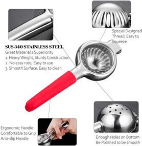 img 2 attached to Stainless Squeezer Premium Quality Strawberry