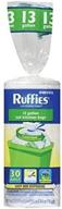 🗑️ ruffies 981587 recycling bags, pack of 30, 13 gallon logo