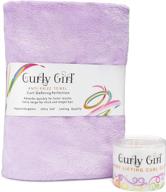 🌀 enhance your curls with the curly girl microfiber towel and root lifting double prong clips (lavender) logo