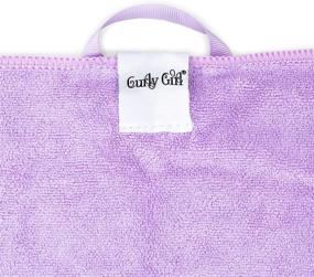 img 2 attached to 🌀 Enhance Your Curls with the Curly Girl Microfiber Towel and Root Lifting Double Prong Clips (Lavender)