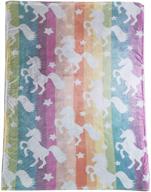 unicorn blankets rainbow blanket fantasy logo