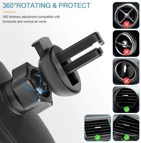 img 2 attached to 📱 Wireless Car Phone Charger Mount - Auto-Clamping Air Vent Holder, Fast Charging for iPhone 11/11 Pro/11 Pro Max/XS Max/XS/XR/X/8/8+, Samsung S10/S9/S8/Note 10/Note 9 (Silver)