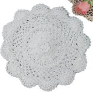 🧶 handmade round crochet cotton pieces for food service equipment & supplies logo