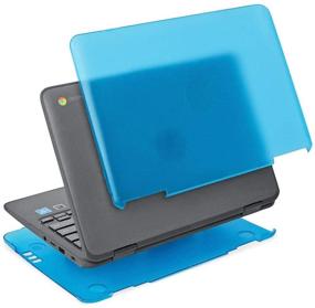 img 1 attached to 🔵 mCover Blue Hard Shell Case for Late-2019 11.6" HP Chromebook X360 11 G2 EE Laptops - Enhance Your SEO