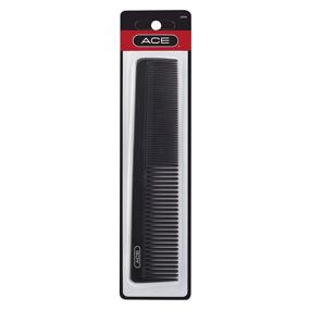 img 4 attached to Ace Hair Styling Comb - 7.5 Inch, Black - Ideal for All Hair Types - Fine Tooth Comb for Thin to Medium Hair