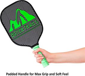 img 2 attached to 🎾 Complete Pickleball Set: 2 Paddles, 4 Pickleballs with Individual Protective Cases, and Free Carry Bag by Outer Trails