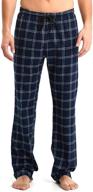 👖 comfortable idtswch inseam cotton sleepwear bottoms for men: ideal lounge clothing for restful nights logo