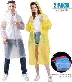 img 3 attached to Gorain Raincoat Adults Reusable Sleeves Outdoor Recreation