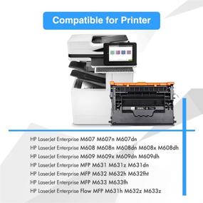 img 3 attached to 🖨️ High-Quality Replacement Toner Cartridge for HP 37A CF237A 37X – Compatible with Enterprise M607n M608dn M609 M608n M607dn M608x M609x MFP M632 M631 M631h M633fh Printer (Black, 1-Pack)