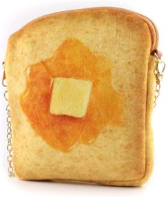 img 3 attached to 🥐 Quirky and Adorable QiMing Butter Toast Shoulder Bag - Must-Have Crossbody Handbag for Fashionable Women