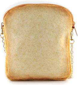 img 1 attached to 🥐 Quirky and Adorable QiMing Butter Toast Shoulder Bag - Must-Have Crossbody Handbag for Fashionable Women