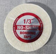 🔒 no shine double sided tape by walker bonding - 1/3" x 6 yards clear adhesive solution logo