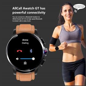 img 2 attached to 🌊 Waterproof Smartwatch for Men and Women - Fitness Activity Tracker with Blood Pressure and Heart Rate Monitor Bluetooth for Android and iOS Phones