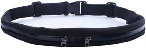 img 1 attached to 🏃 JupiterGear Dual Pocket Running Belt: The Ultimate Sports and Travel Fanny Pack for Jogging, Cycling, and Outdoors with Water-Resistant Pockets