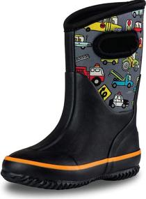 img 4 attached to LONECONE Kids All Weather Neoprene MudBoots Boys' Shoes ~ Boots