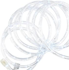 img 4 attached to 🎄 Enhance Your Holiday Decor with Holiday Time 15ft Cool White LED Rope Lights