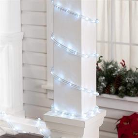 img 3 attached to 🎄 Enhance Your Holiday Decor with Holiday Time 15ft Cool White LED Rope Lights