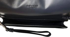 img 1 attached to Coach Signature Leather Foldover Wristlet Women's Handbags & Wallets for Wristlets