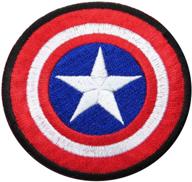 🦸 captain america 2.75" super hero comic avenger patch - iron/sew on logo