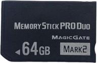 liliwell original 64gb memory stick pro duo mark2 for psp 2000 3000 memory card logo