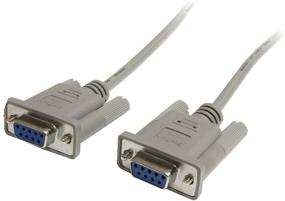 img 3 attached to StarTech.com 6 ft Straight Through Serial Cable - 🔌 Reliable DB9 Female to Female Connection - 6 ft Length (MXT100FF)