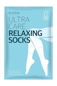 img 4 attached to 🧦 Eslena Ultra Care Relaxing Socks: Deep Moisture Foot Mask for Leg & Feet with Natural Extracts - Ice Cooling Relief to Reduce Swelling - 1 Pair in 1 Box