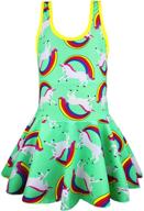 kukiee rainbow unicorn swimsuit swimwear apparel & accessories baby girls and clothing logo