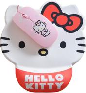 🐱 cute hello kitty mouse pad with gel wrist support for ultimate comfort and style logo