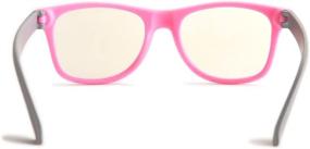 img 1 attached to 👓 Rectangle Blue Light Blocking Glasses for Kids Ages 5-12 | Digital Eye Protection for Boys and Girls